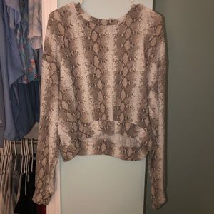 Snakeskin Long Sleeve